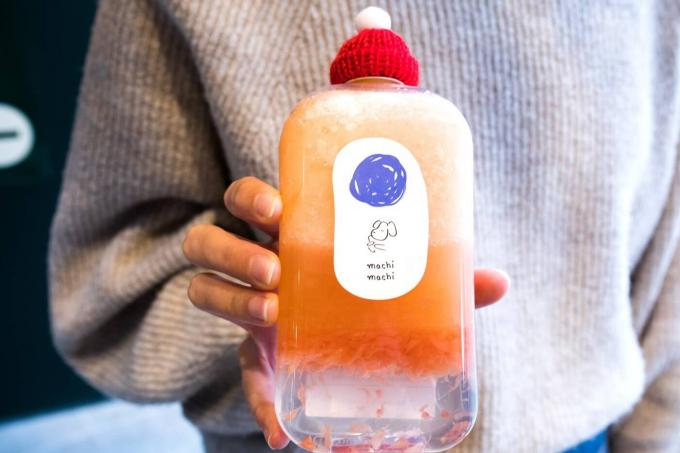 SGS ODMのプラスチック飲料はスムージーのミルクの茶飲むことのための12のOzをびん詰めにする 6