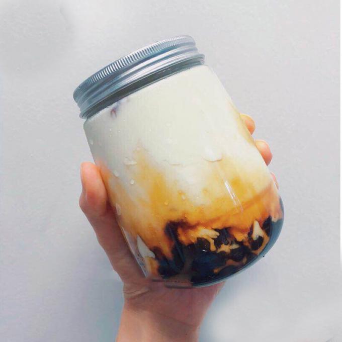 网红脏脏茶黑糖奶茶饮料瓶子Uの形一次性ペット塑料打包瓶大口果汁瓶
