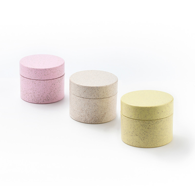 PLA Wheat Biodegradable Cosmetic Jars 8oz Recyclable 3 Layers
