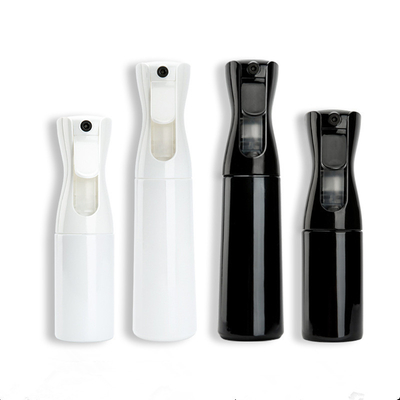 Black Continuous Water Mister Spray Bottle 360deg 200ml LFGB