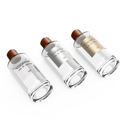 Good price 50mm Dia 3.5ozのクリスタル グラスのSGSの円形の注文のロゴを香水瓶 オンライン