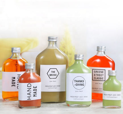 Good price 200ml紅茶のガラス フラスコのアルコール飲料のびん7ozの冷たい醸造物ジュースへの50ml オンライン