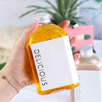 Good price 350mlプラスチック ジュースの使い捨て可能な飲料は味がない無臭の平らな形をびん詰めにする オンライン