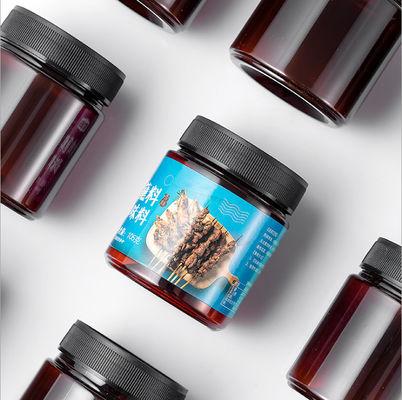 Good price 4つのOz 8つのOzプラスチックこはく色ペット瓶BPAの自由な無臭および味がない オンライン